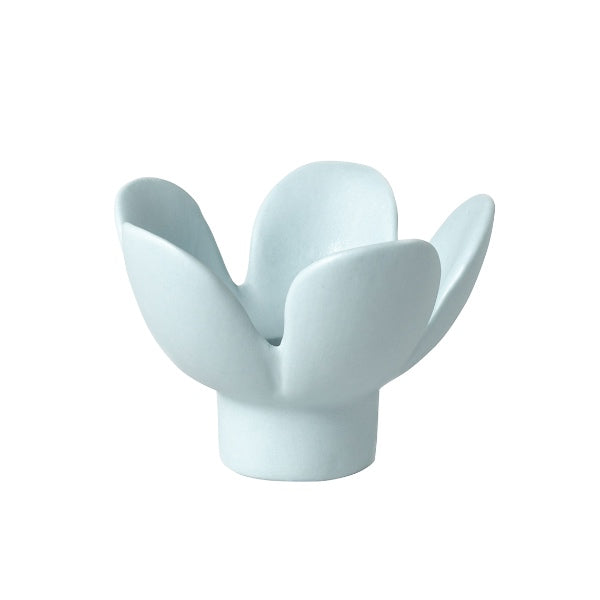 Lysestage - Blå blomst