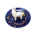 Smykketallerken som er mægtig sød på et børneværelse - Mini bakke til smykker - Unicorn