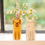 Sød lille vase i hunde design - Til alle dem der elsker hunde - Køb den online hos RAUMTRAUM.dk