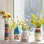 Miks af små vaser - Farverige små vaser - Mix af små vaser - Arranger farverige blomster i minivaser - RAUMTRAUM.dk
