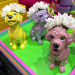 Hundevaser - 2 Styk - Rosa/Lilla