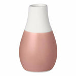 Smuk lille vase - Sæt med 4 - Stil dem i en gruppe sammen med andre små vaser - RAUMTRAUM.dk. Sød lille vase i hvid og rosa - Nem og billig bordpynt til fest og hverdag.