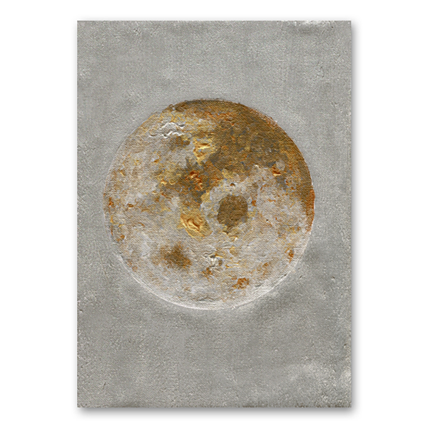 Kanvasbillede - Grey Moon - A5