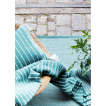 Grøn plaid til sofaen eller til terrassen