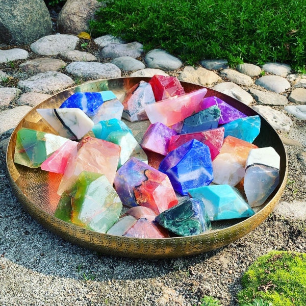 Sæbe vegan - smukke krystaller