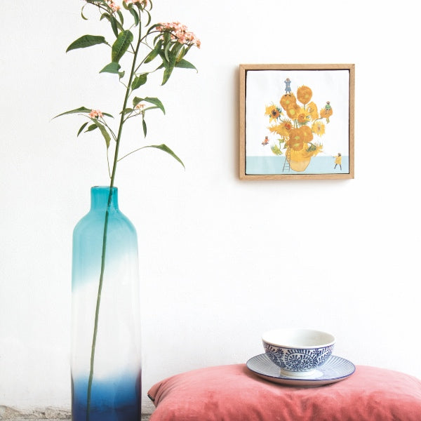 Et dekorativt billede til væggen - Elsker du solsikker ? Det gør vi også. Find det bedårende billede online hos RAUMTRAUM.dk