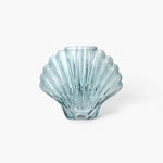 Vase - Muslingeskal - lyseblå