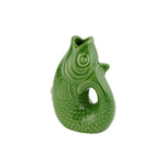 Vase i form af en fisk i flot grøn farve - Fåes i to størrelser hos RAUMTRAUM.dk